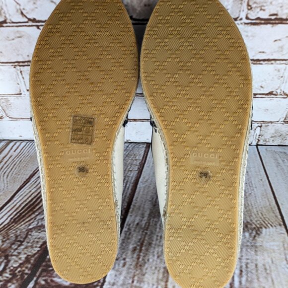 Gucci Leather Espadrilles Women's Size 8.5 - Picture 3 of 4